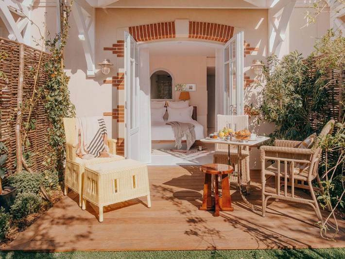 Hôtel pour 2 personnes, avec Terrasse ainsi que Jardin et Vue