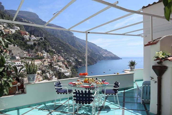 Vacation rental for 7 people, with balcony in Positano