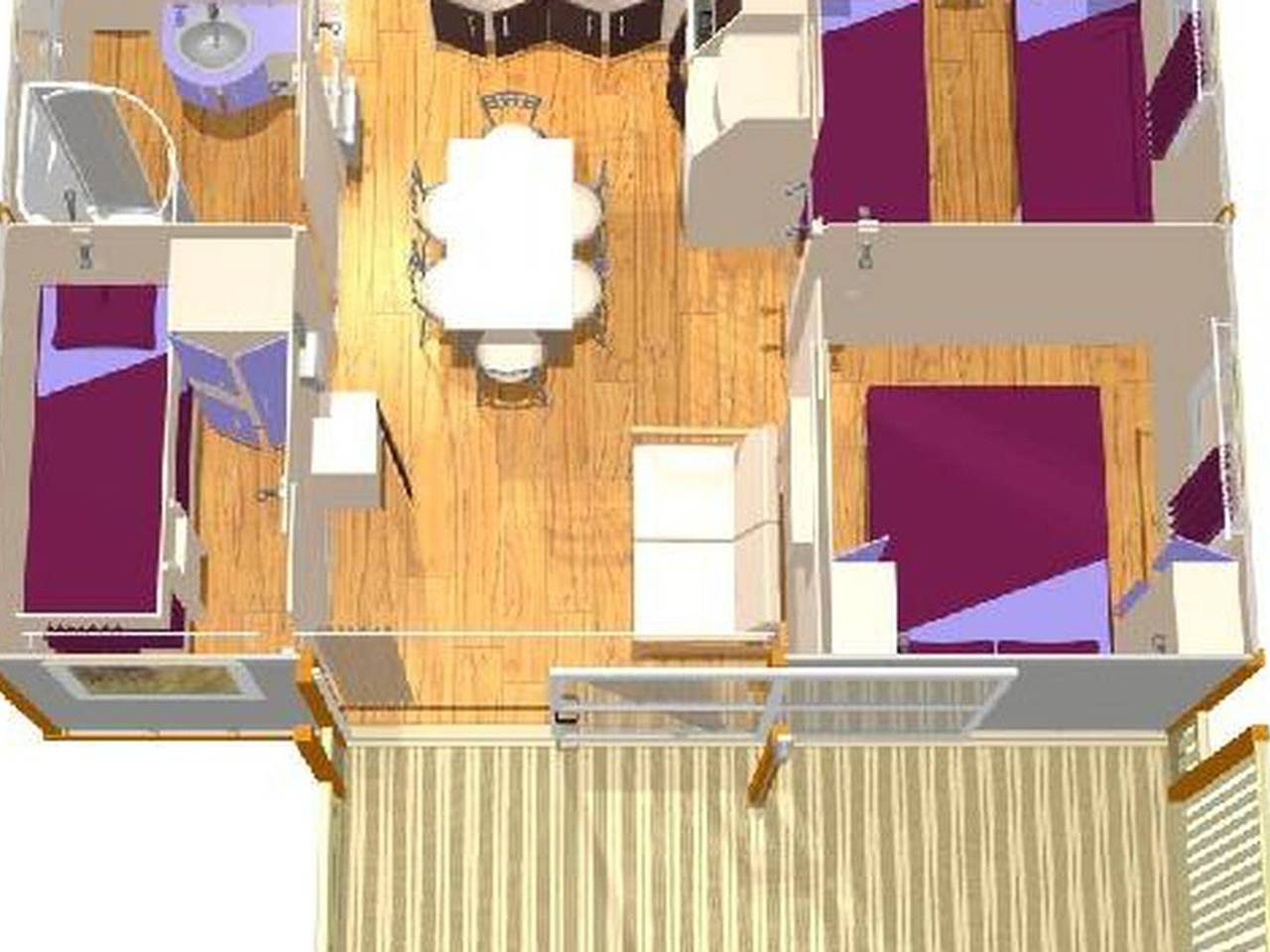 35m² Chalet mit Terrasse in Soubès in Soubès, Lodève und Umgebung