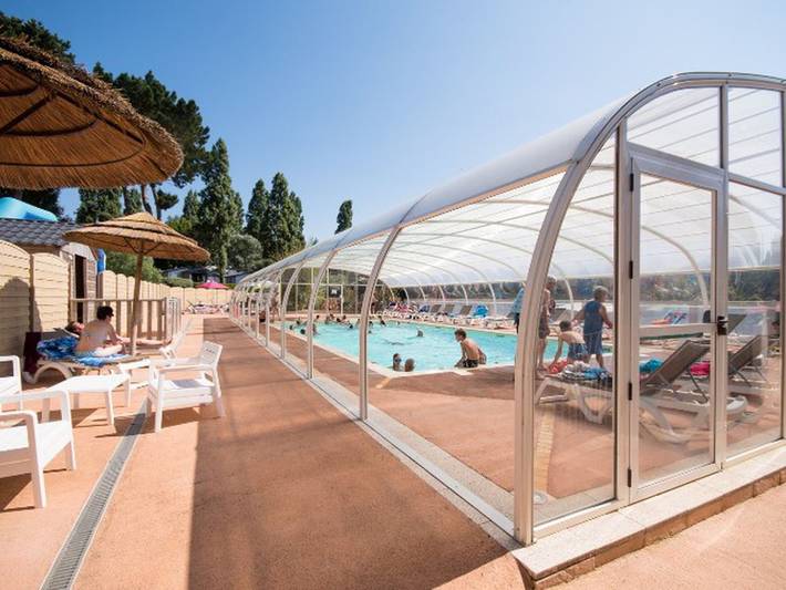 Mobil home pour 4 personnes, avec piscine et terrasse, animaux acceptés dans Plage De La Banche Binic - 4