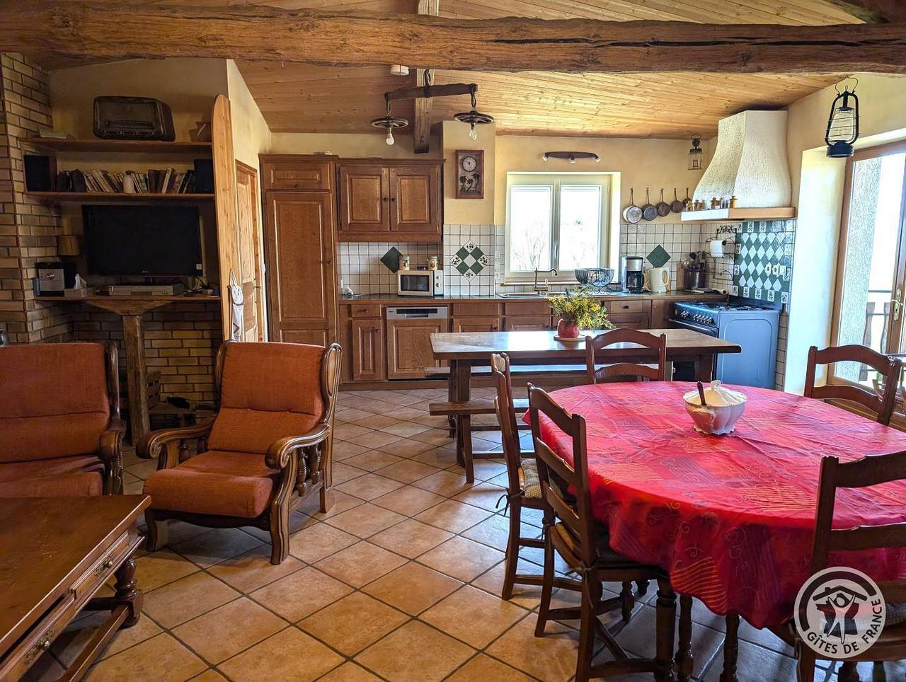 Gîte de la Grange du Mas Est in Saint-Clément-les-Places, Rhône