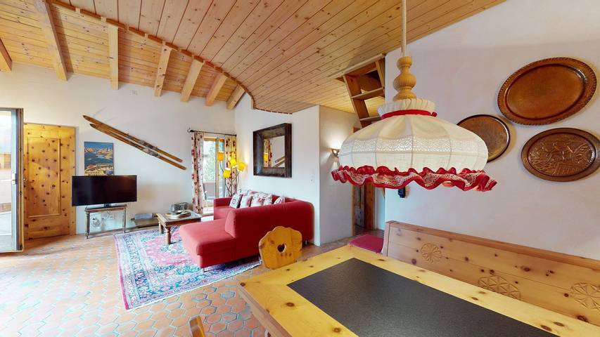 Ferienwohnung für 5 Personen, mit Balkon in Samedan - 4