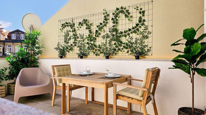 Vacation rental for 2 people, with terrace in Porto