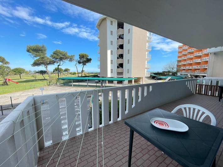 Ferienwohnung für 7 Personen, mit Ausblick und Balkon in Caorle