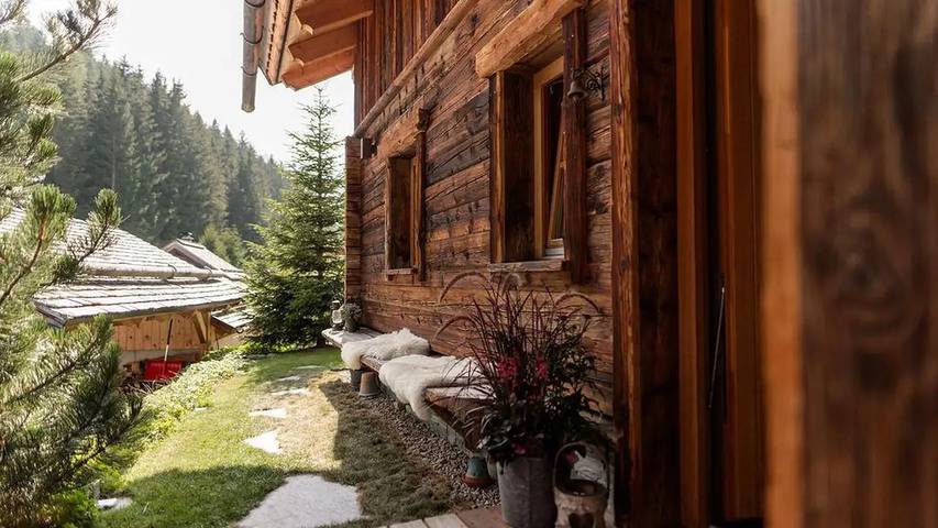 Chalet für 8 Personen, mit Terrasse und Sauna sowie Garten in Haus - 3