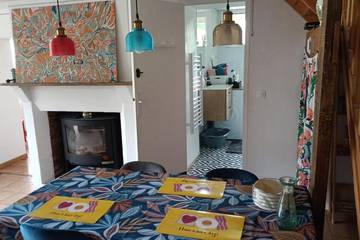 Gîte pour 6 personnes, avec terrasse et jardin, animaux acceptés à Pouligny-Notre-Dame