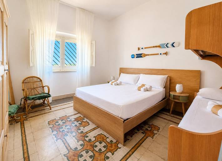 Casa Vacanze Rivà – Ferienhaus am Meer mit Meerblick, privater Terrasse und Klimaanlage in Porto Cesareo, Golf von Tarent