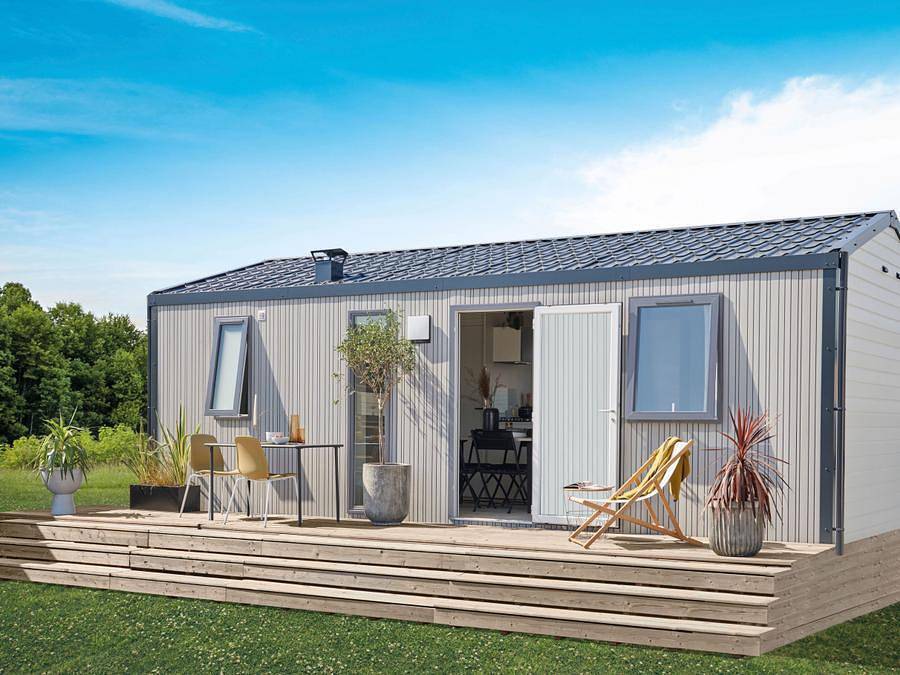 Camping Romanée - le Cormoran - Mobilhome 4 personas - Casa móvil Comfort - 2 habitaciones - Climatización in Ars-en-Ré, Isla de Ré