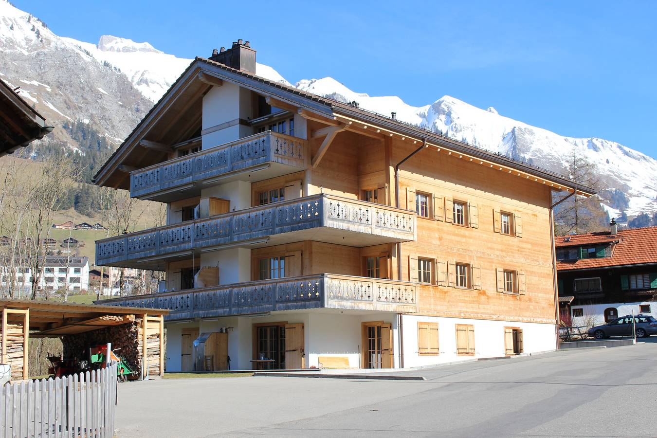 Appartement de vacances entier, Appartement La Montagne - 4 chambres à coucher, 160m², 8 personnes in Château-d' Œx, Alpes Vaudoises