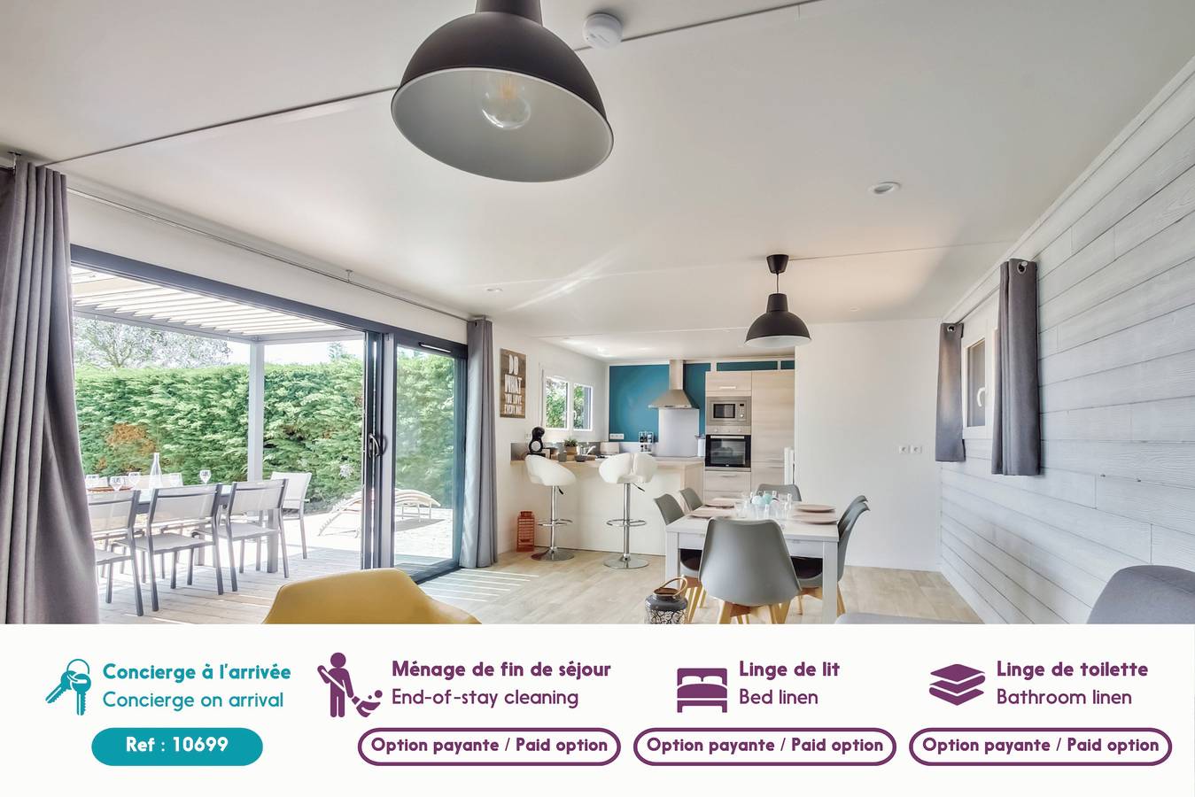 Chalet pour 8 dans résidence avec piscine chauffée in Bretignolles-sur-Mer, Vallée de la Loire