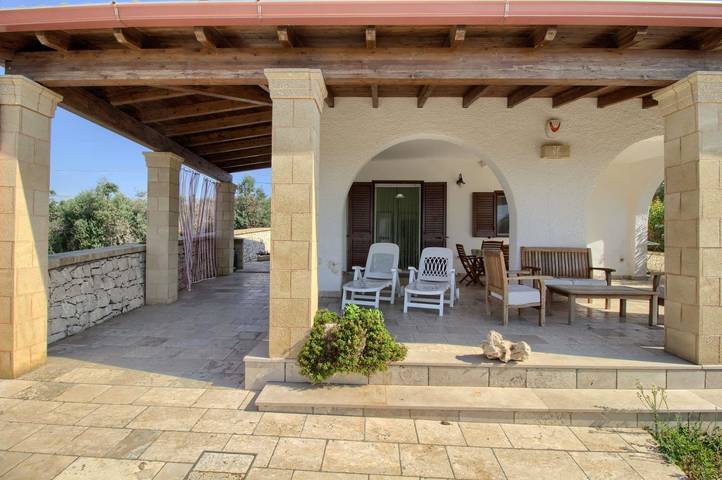 Ferienhaus für 6 Personen, mit Terrasse und Garten in Pescoluse