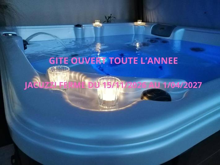 Location de vacances pour 4 personnes, avec Jacuzzi et Terrasse ainsi que Jardin et Vue à Valojoulx