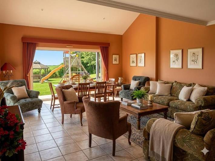 Location de vacances pour 12 personnes, avec vue sur le lac et balcon ainsi que vue et jardin à Divonne-les-Bains - 3