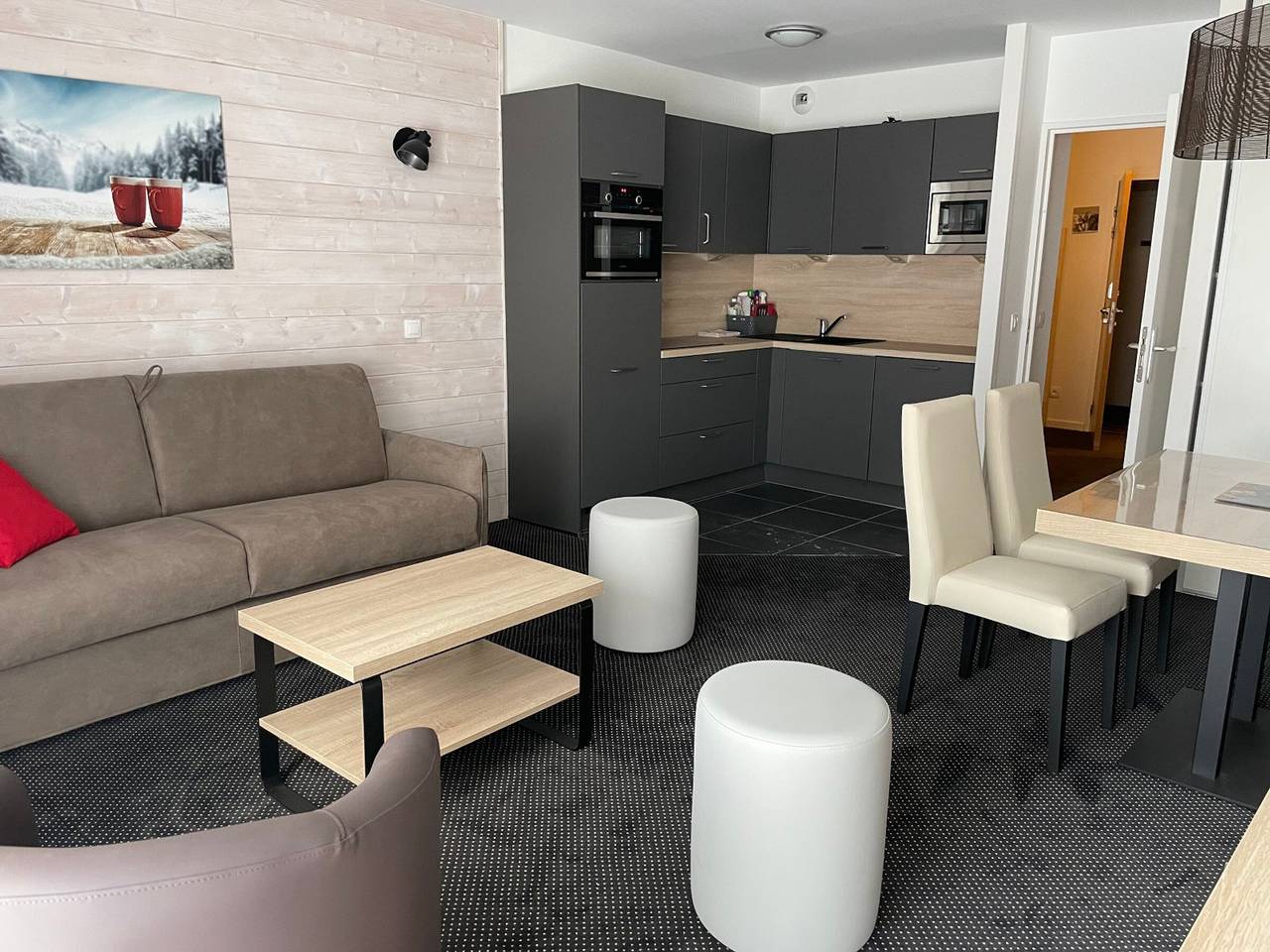 Ganzes Studio, Studio Gourette 4 Pers mit Terrasse, Haustiere erlaubt in Gourette, Eaux-Bonnes