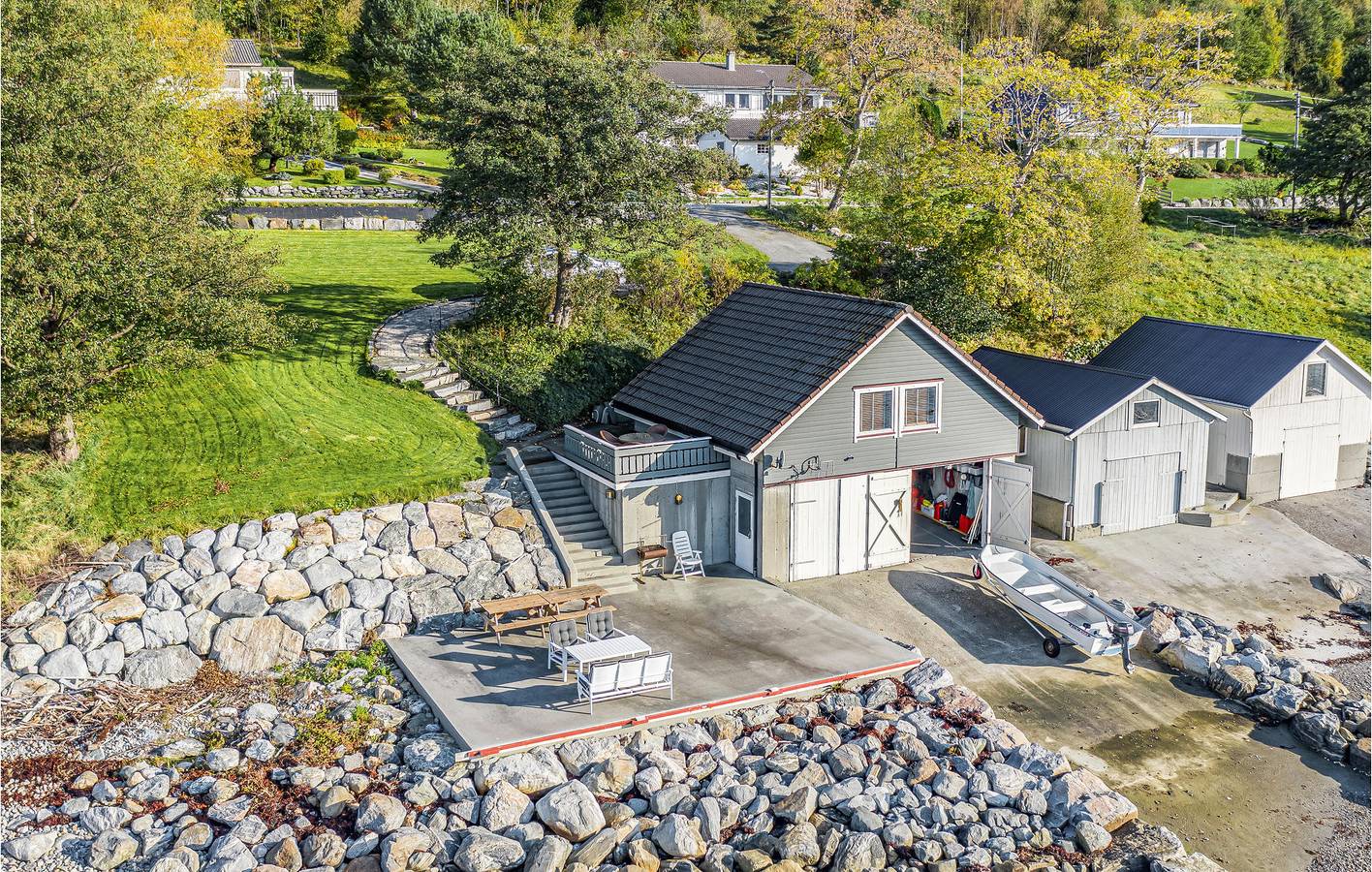 Ferienhaus für 4 Personen mit Terrasse in Sykkylven