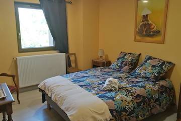 Gîte pour 2 personnes, avec jardin à Rehaupal