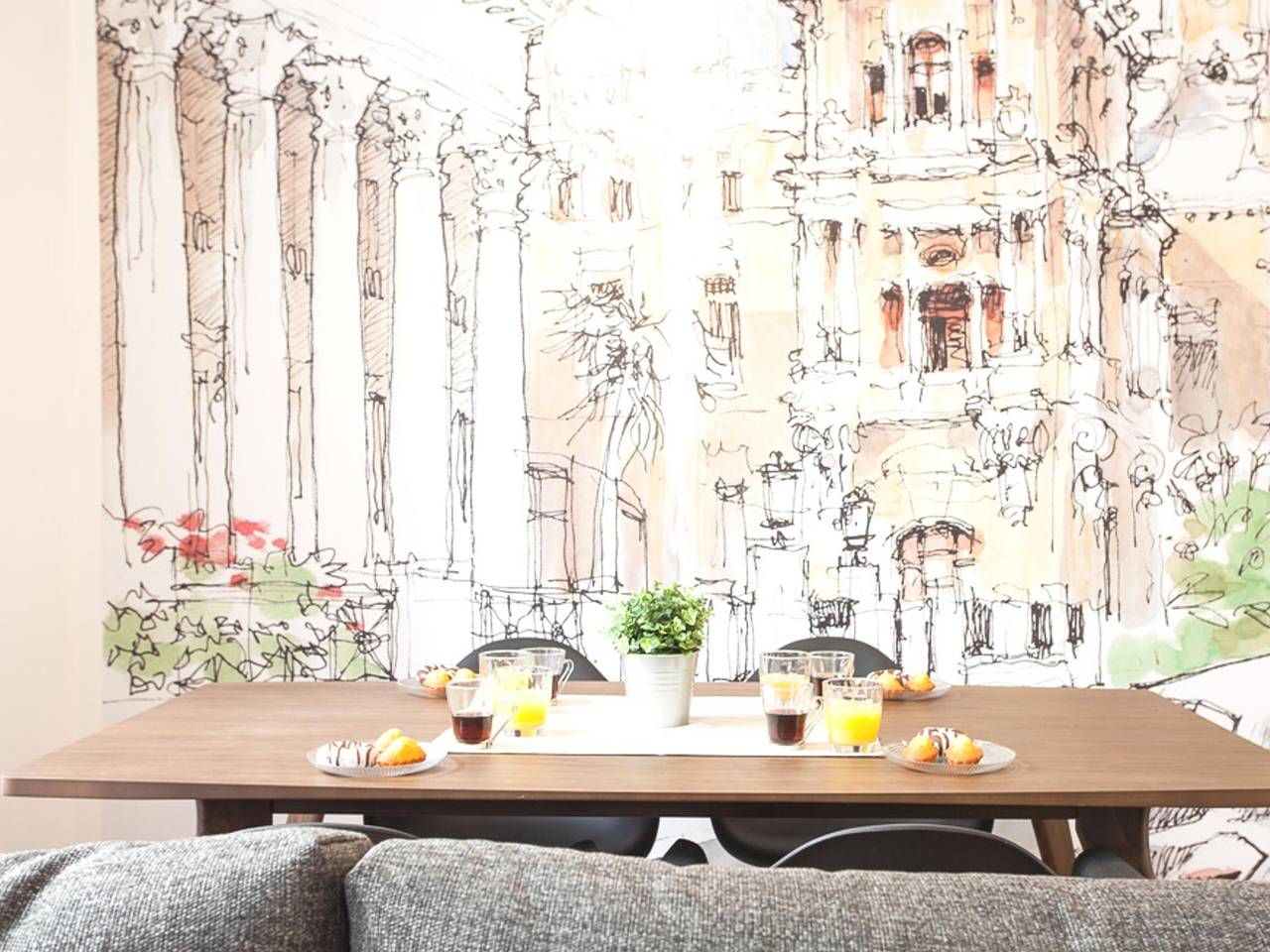 Apartamento vacacional entero, Del Parque Flats Santos - Paseo del Parque in Malaga Centro Historico, Málaga