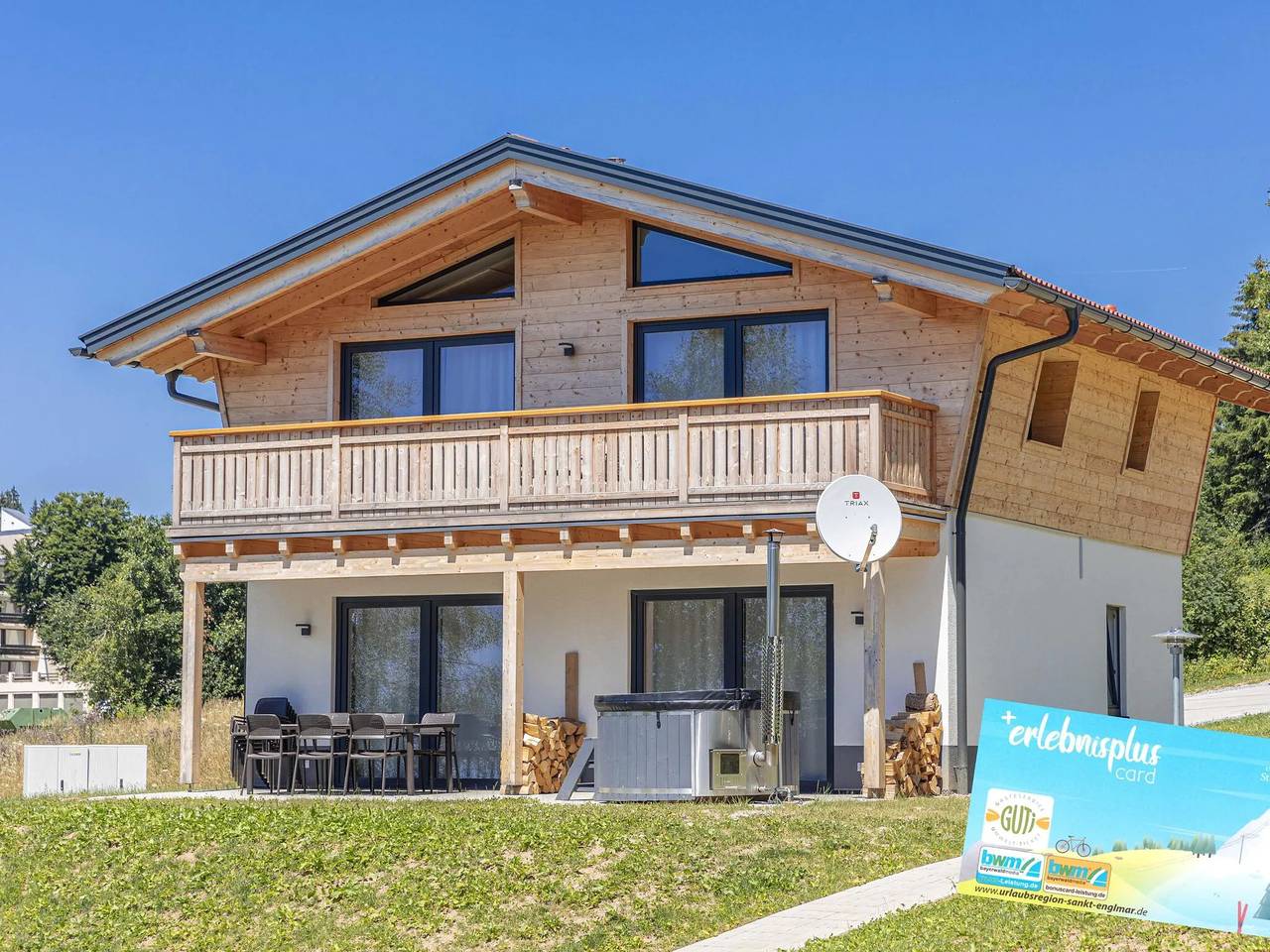 Chalet Arber in St Englmar with its own Hottube in Sankt Englmar, Vorderer Bayerischer Wald