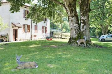 Hütte für 4 Personen, mit Ausblick und Garten am Comer See