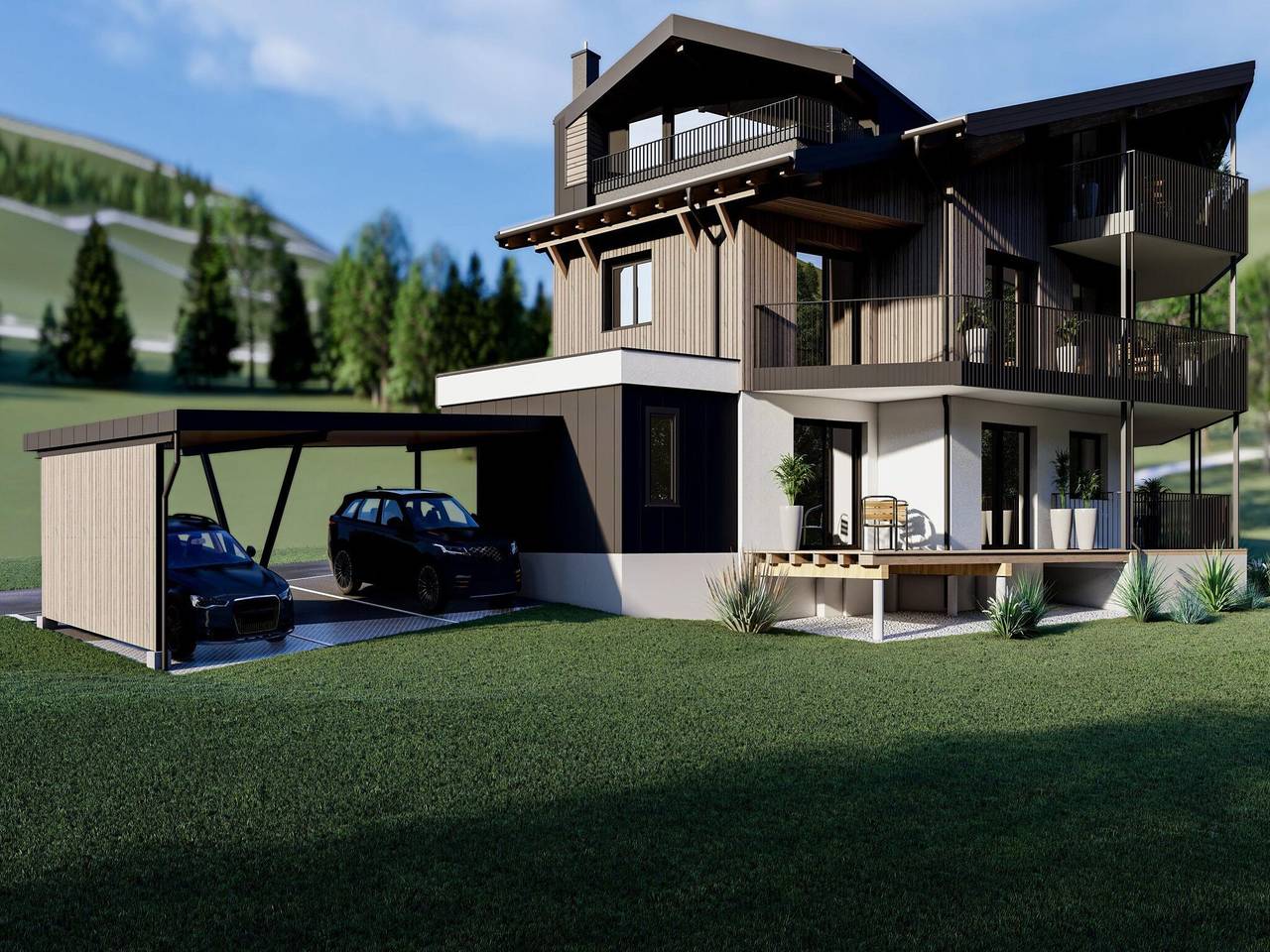 Appartement entier, Appartement directement sur la piste de ski in Saalbach, Saalbach-Hinterglemm