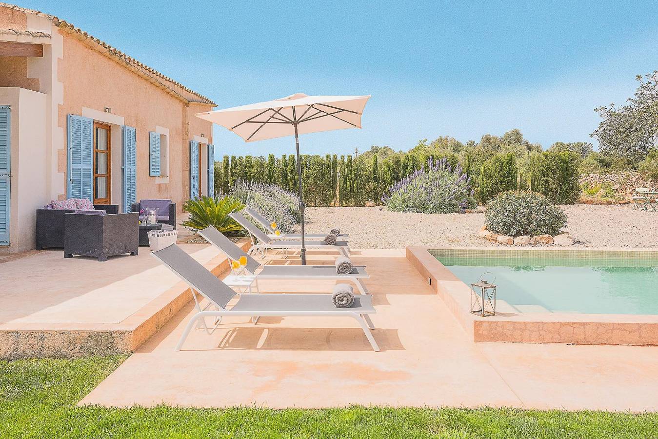 Idyllische kleine Finca, privater Pool, Wifi in Felanitx, Mallorca Sur