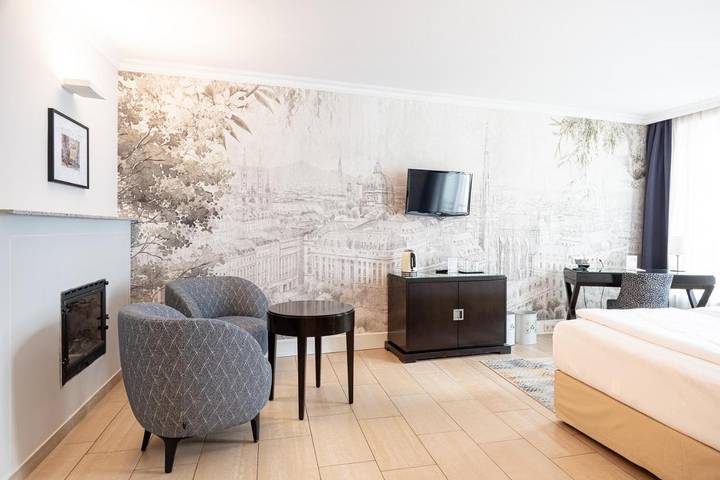 Hôtel pour 4 personnes, avec Balcon et Terrasse ainsi que Jardin et Sauna à Vienne (Autriche)
