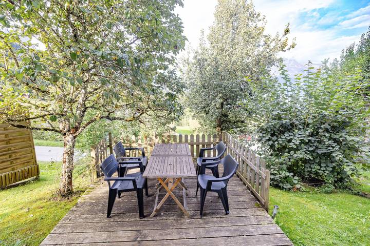 Appartement de vacances pour 2 personnes, avec Jardin en Haute-Savoie