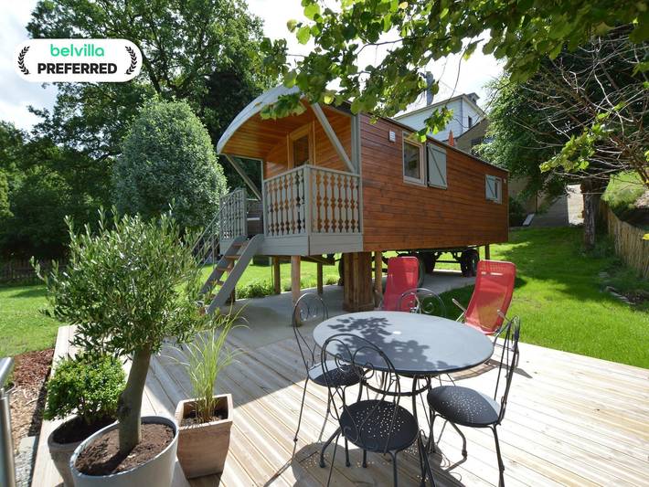 Maison de vacances pour 4 personnes, avec sauna et terrasse