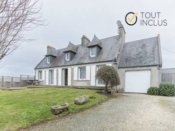 Location de vacances pour 4 personnes, avec terrasse et jardin, adapté aux familles à Ploudalmézeau