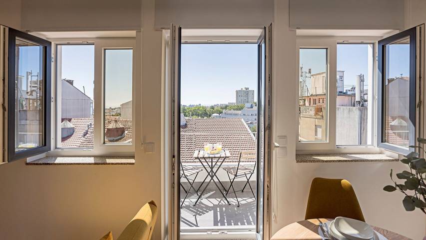 Apartamento de férias para 2 pessoas, com varanda no Porto