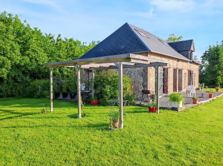 Charmantes Haus in Fort-Moville mit Privat Terrasse in Fort-Moville, Bernay und Umgebung