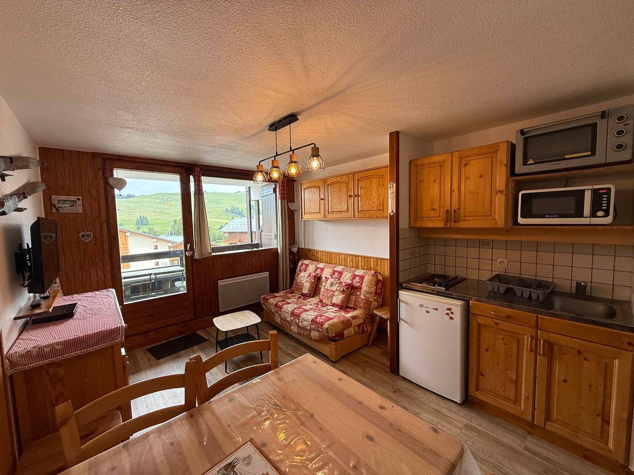 Estudio entero, Apartamento 2 piezas con parking en Les Saisies, 4 pers, balcón, equipamiento completo in Les Saisies, Albertville region