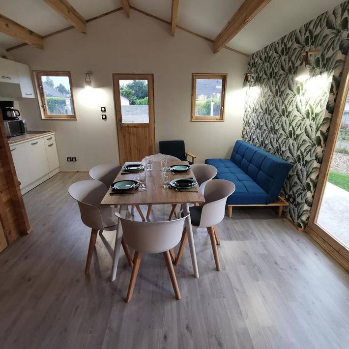 Chalet pour 4 personnes, avec jardin