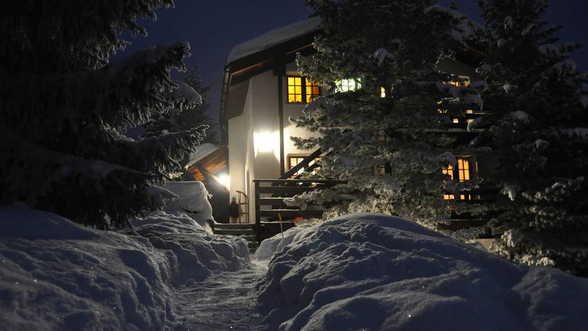 Hütte für 5 Personen, mit Terrasse und Garten, mit Haustier in Grächen