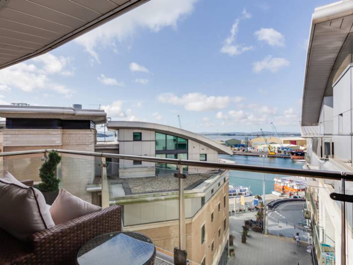 Ferienwohnung für 4 Personen, mit Balkon/Terrasse in Poole