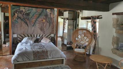 Maison d’hôte pour 2 personnes, avec bassin pour enfant et piscine ainsi que terrasse et jardin à Monthou-sur-Bièvre