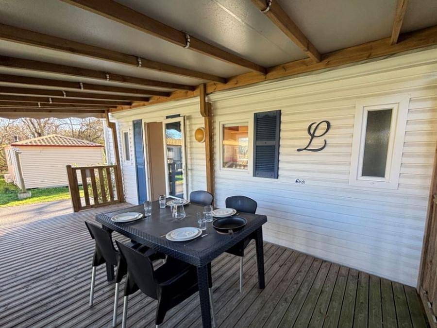 Camping Clos Mer et Nature - Mobilheim 4 personen - Coquillage Confort - 2 Zimmer / 4 p in Saint-Michel-Chef-Chef, Côte de Jade