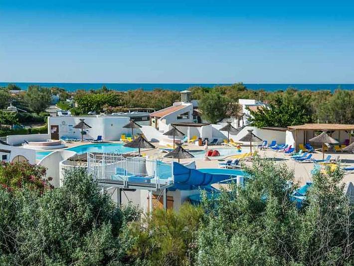 Camping für 4 Personen, mit Kinderpool und Sauna in der Camargue