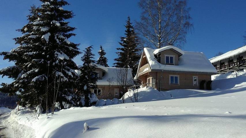 Chalet für 2 Personen, mit Sauna und Whirlpool sowie Garten und Pool in Mauth