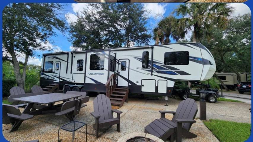 Camping voor 8 personen, met whirlpool en zwembad, met huisdier in Florida