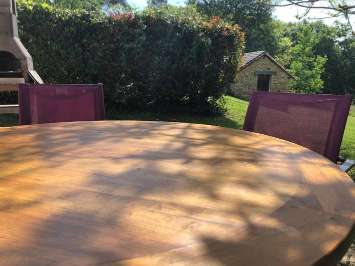 Location de vacances pour 4 personnes, avec jardin ainsi que vue et piscine, animaux acceptés à Simeyrols - 4