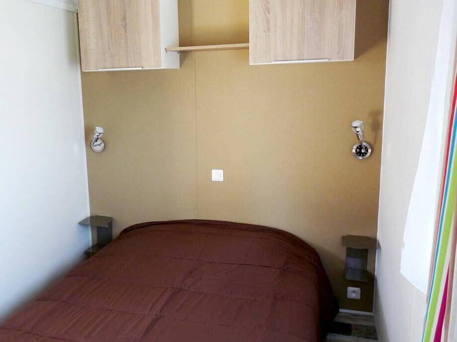 Camping Domaine de la Marina - Mobilheim 4 personen - Mobilheim | Comfort | 2 Zi. | 4 Pers. | Erhöhte Terrasse in Messanges, Côte d’Argent