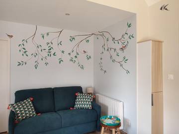Gîte pour 4 personnes, avec jardin et vue dans Ombrée-d'Anjou