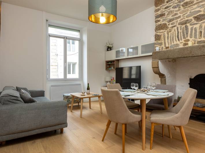 Appartement de vacances pour 4 personnes, avec Balcon à Saint-Malo