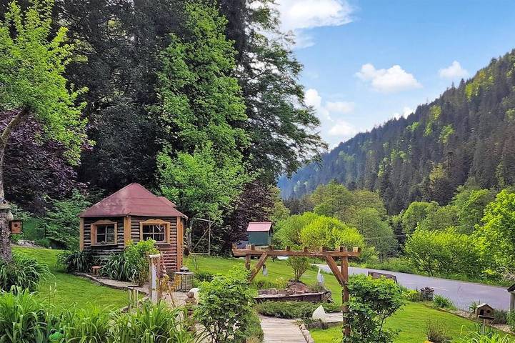 Maison de vacances pour 10 personnes, avec sauna ainsi que terrasse et jardin