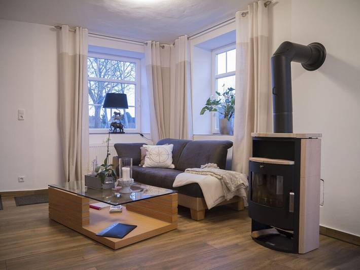 Ferienwohnung für 8 Personen, mit Terrasse und Garten in Grebin