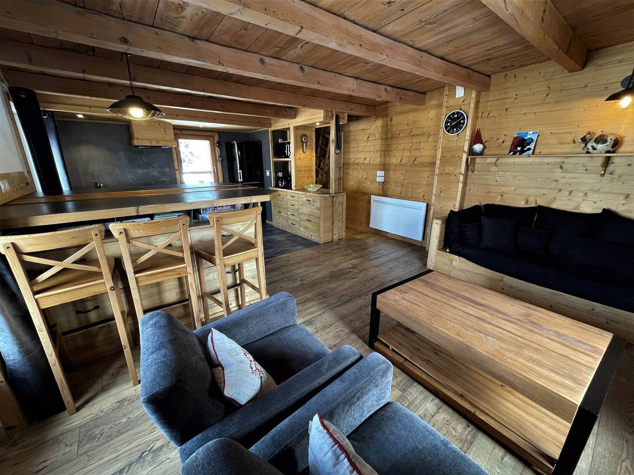 Chalet voor 6 personen met balkon in Saint-Martin-de-Belleville, Les Trois Vallées