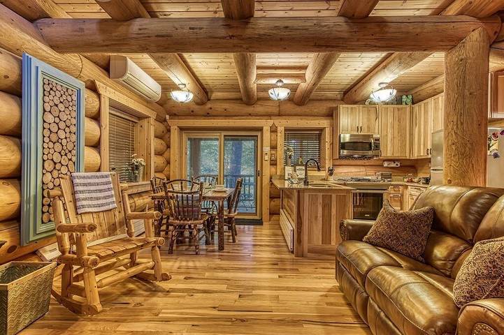 Log cabin for 6 people in Cosby (TN)