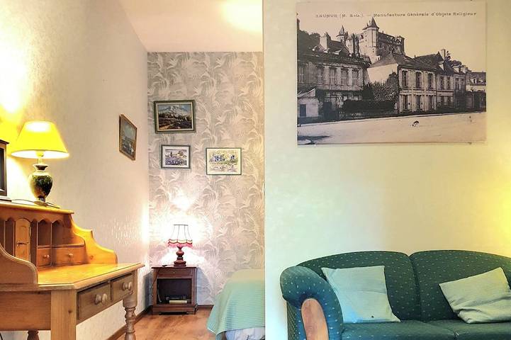 Ganze Wohnung, Schöne Wohnung am Fuße des Schlosses in Saumur, Loire-Tal