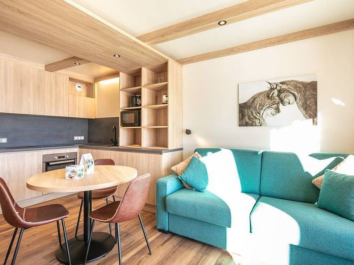 Studio pour 3 personnes, avec balcon